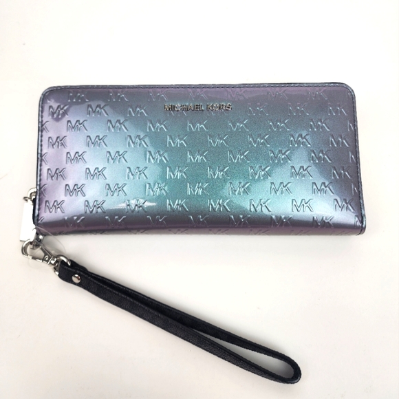 Michael Kors Jet Set Wristlet Wallet Travel Wallet New Authentic - Picture 2 of 6